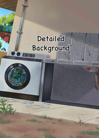 Detailed background example